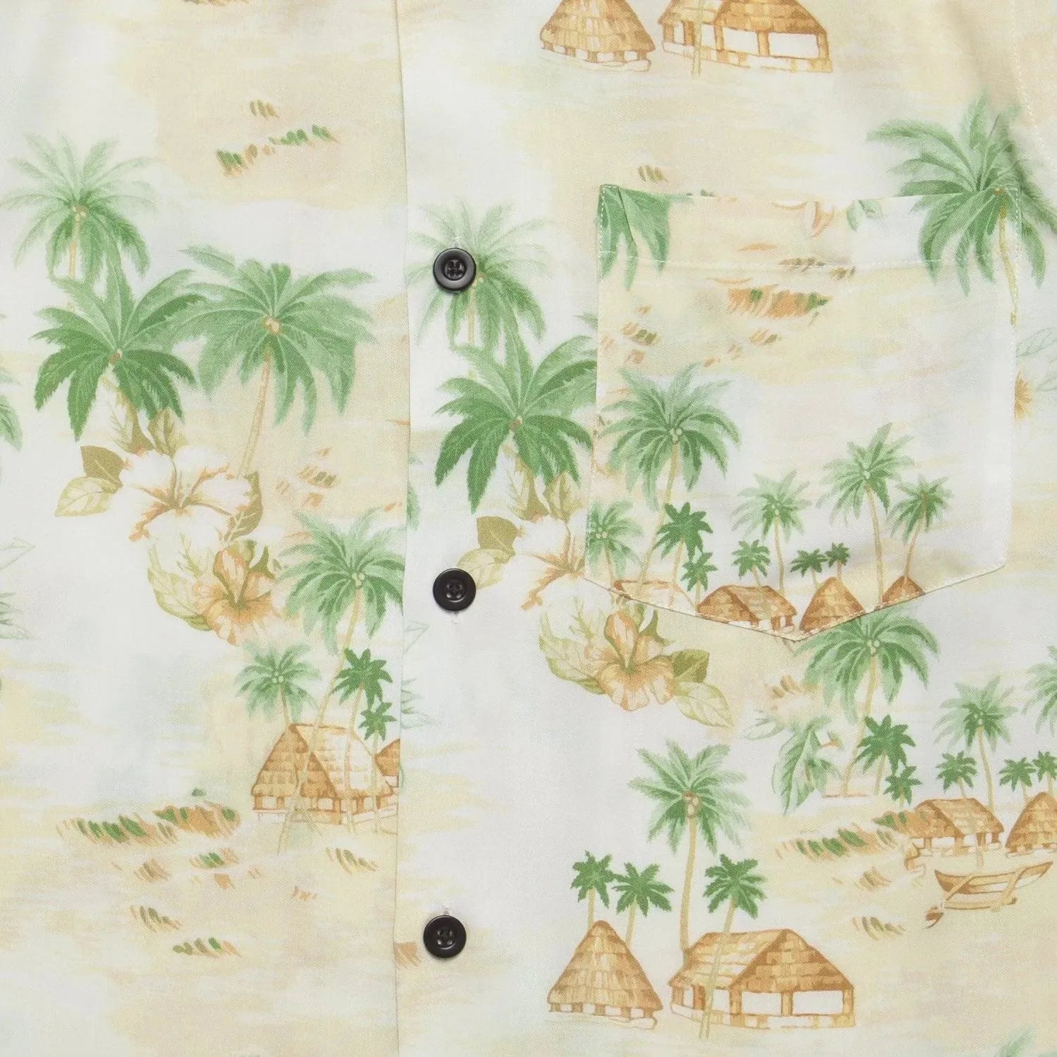 Polinésia Spread Collar - Palm Print