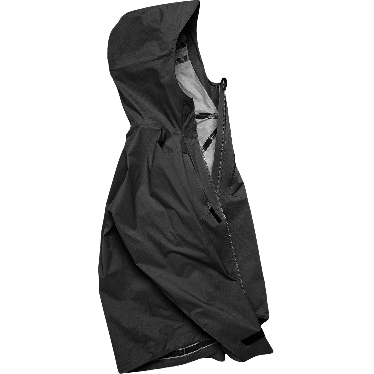 2.5 layer Waterproof Rain Jacket - Black