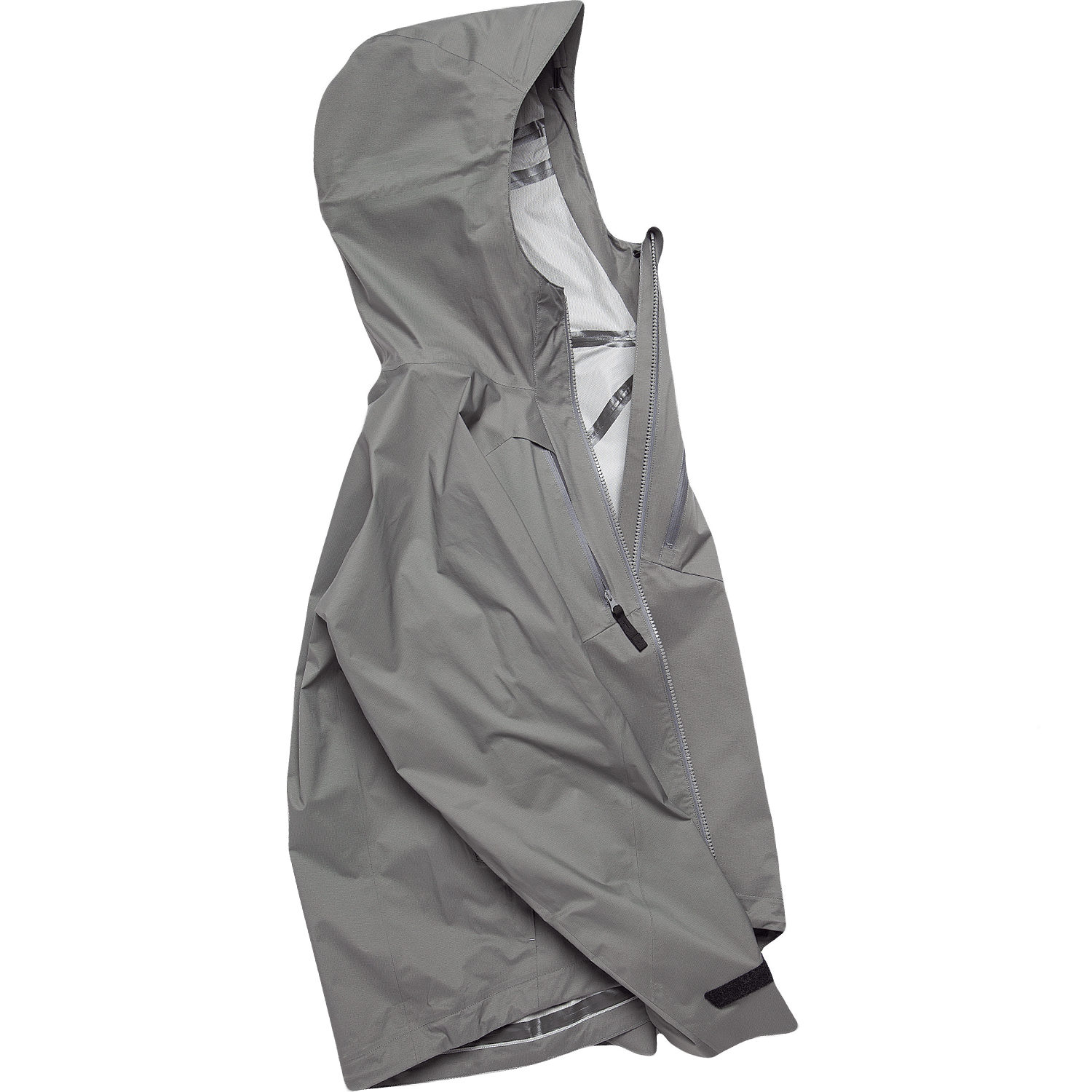 2.5 layer Waterproof Rain Jacket - Grey Khaki