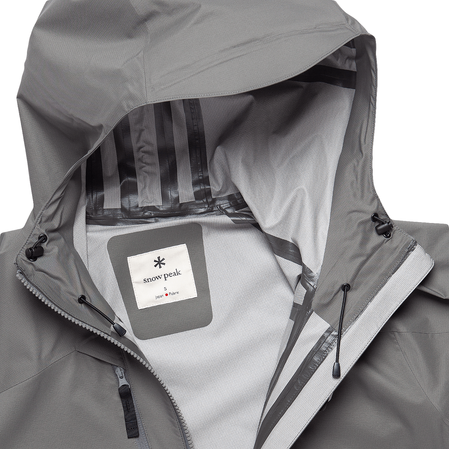 2.5 layer Waterproof Rain Jacket - Grey Khaki