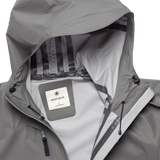 2.5 layer Waterproof Rain Jacket - Grey Khaki