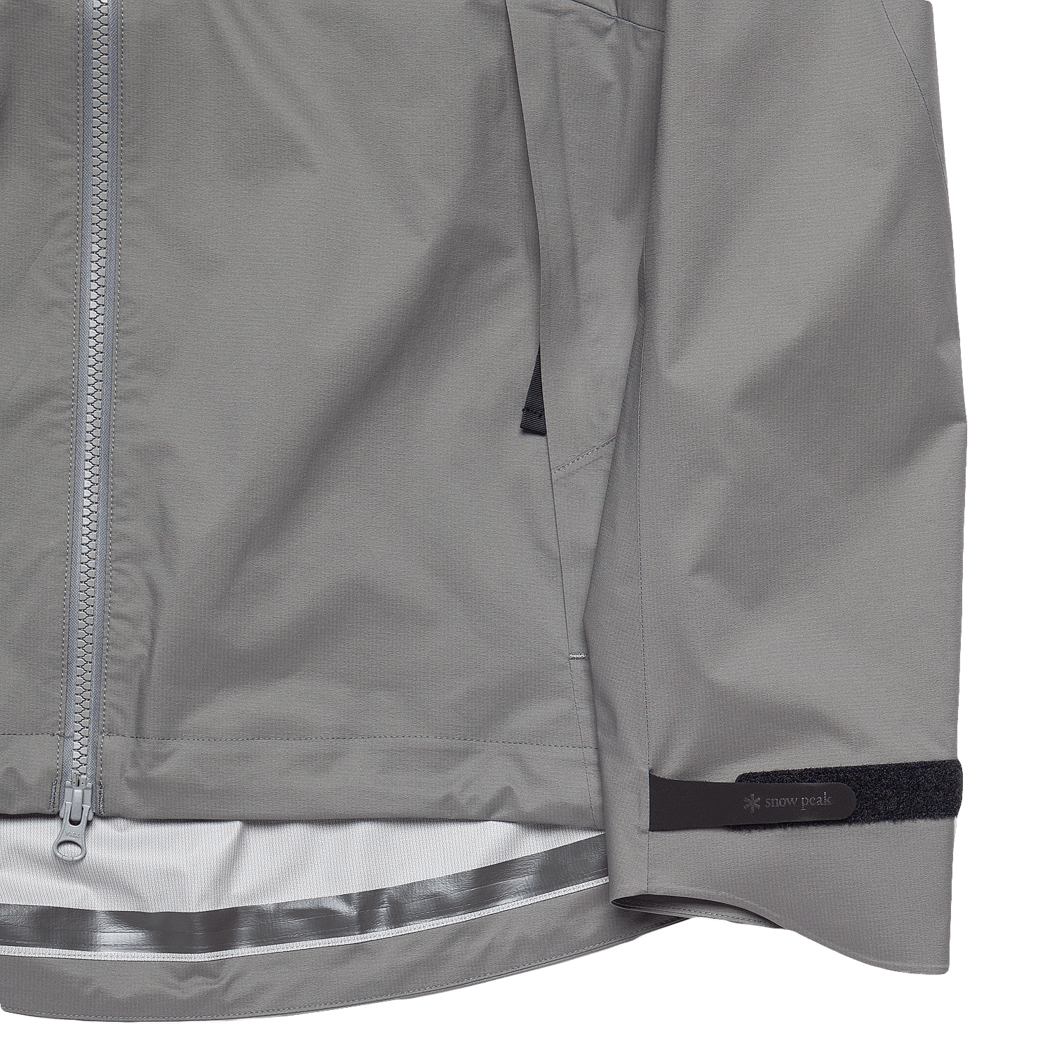 2.5 layer Waterproof Rain Jacket - Grey Khaki