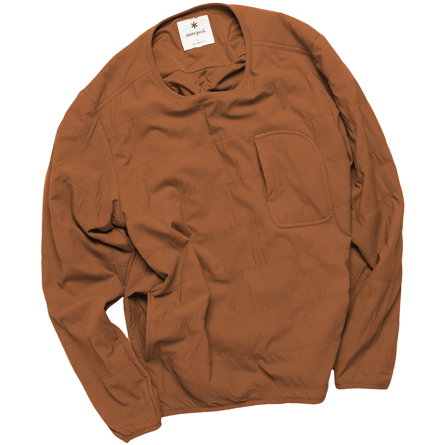 Flexible Insulated Pullover - Burnt Orange