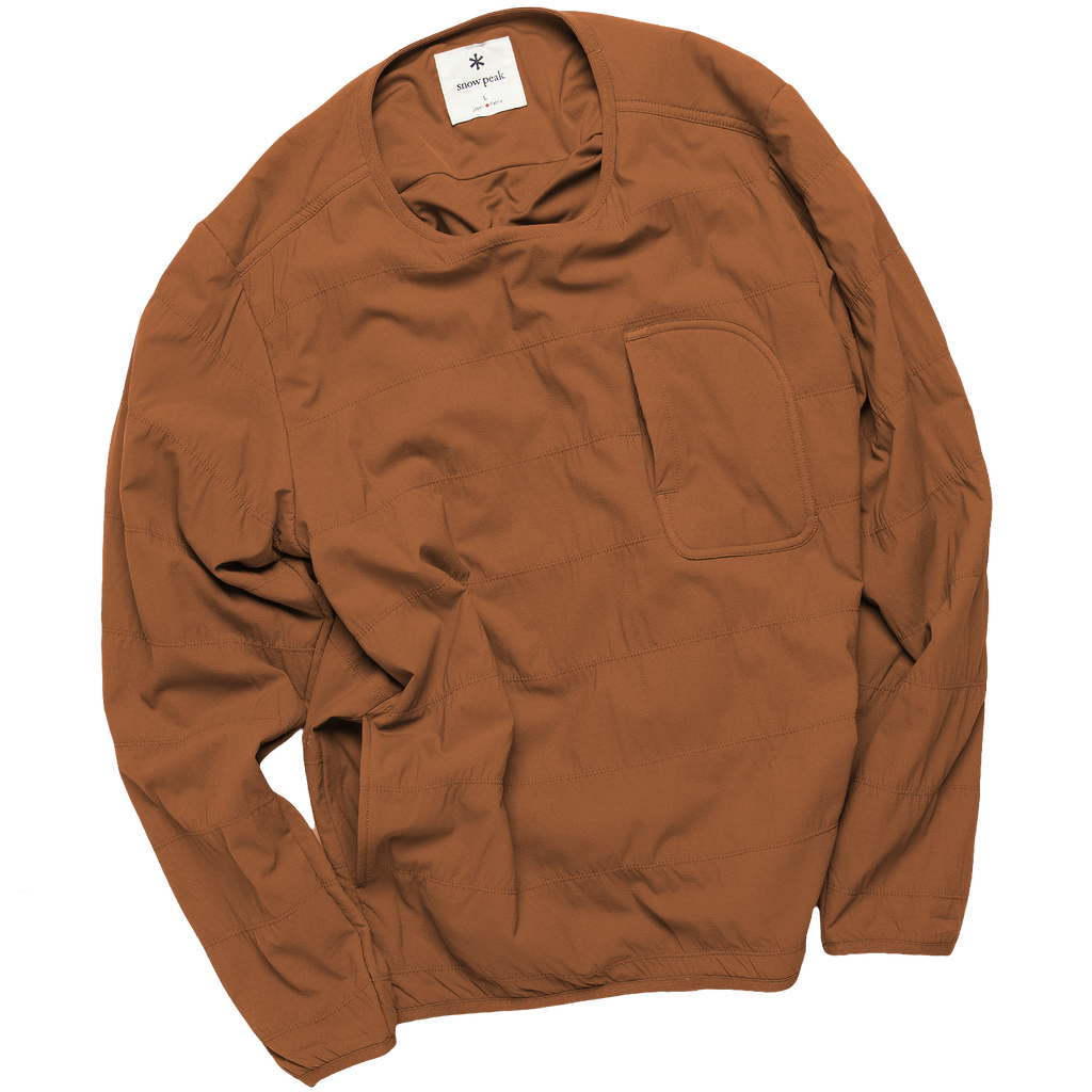 Flexible Insulated Pullover - Burnt Orange