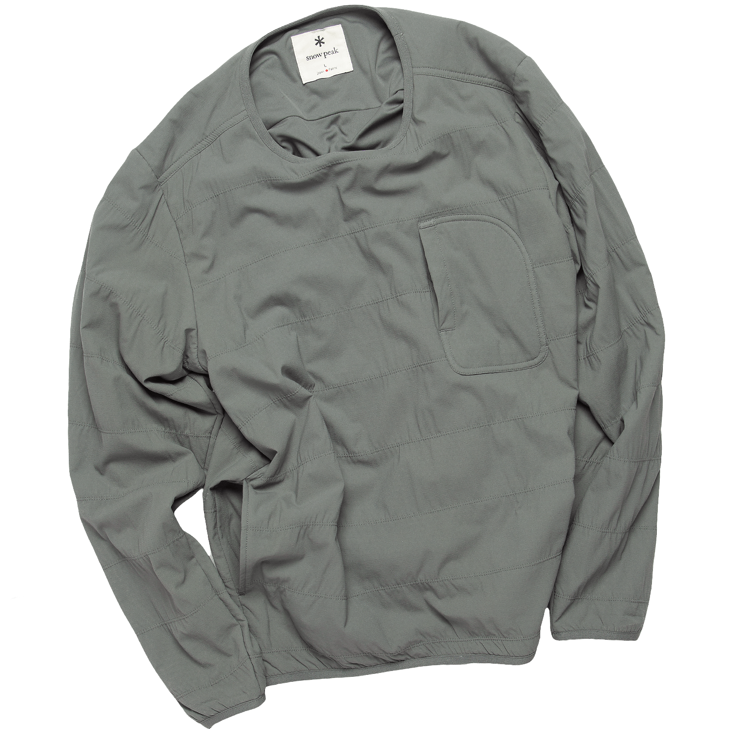 Flexible Insulated Pullover - Grey Khaki