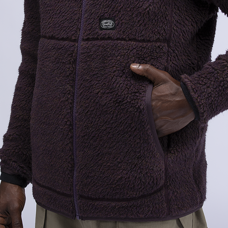 Wool Fleece Jacket - Purple