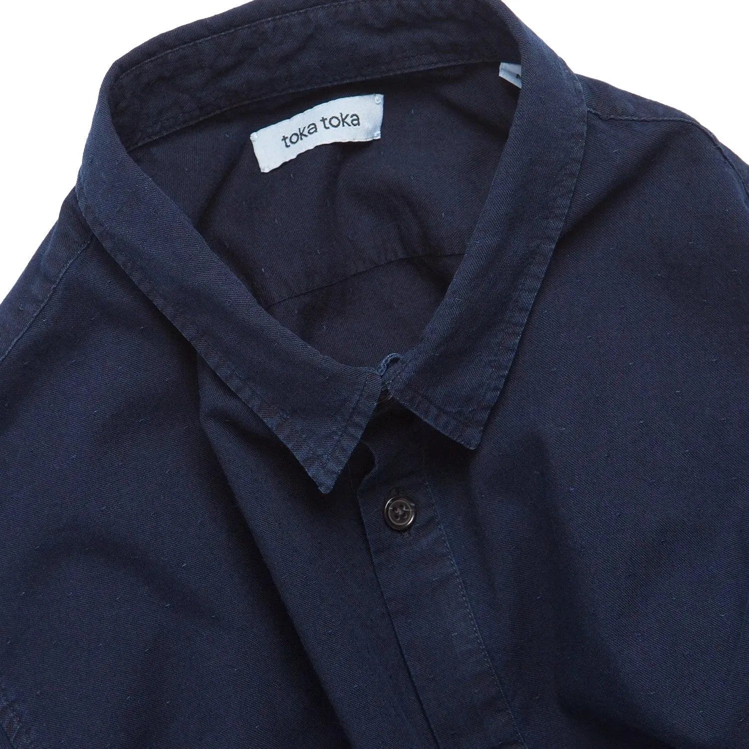 Mark Deep Pocket Shirt - Indigo Dash