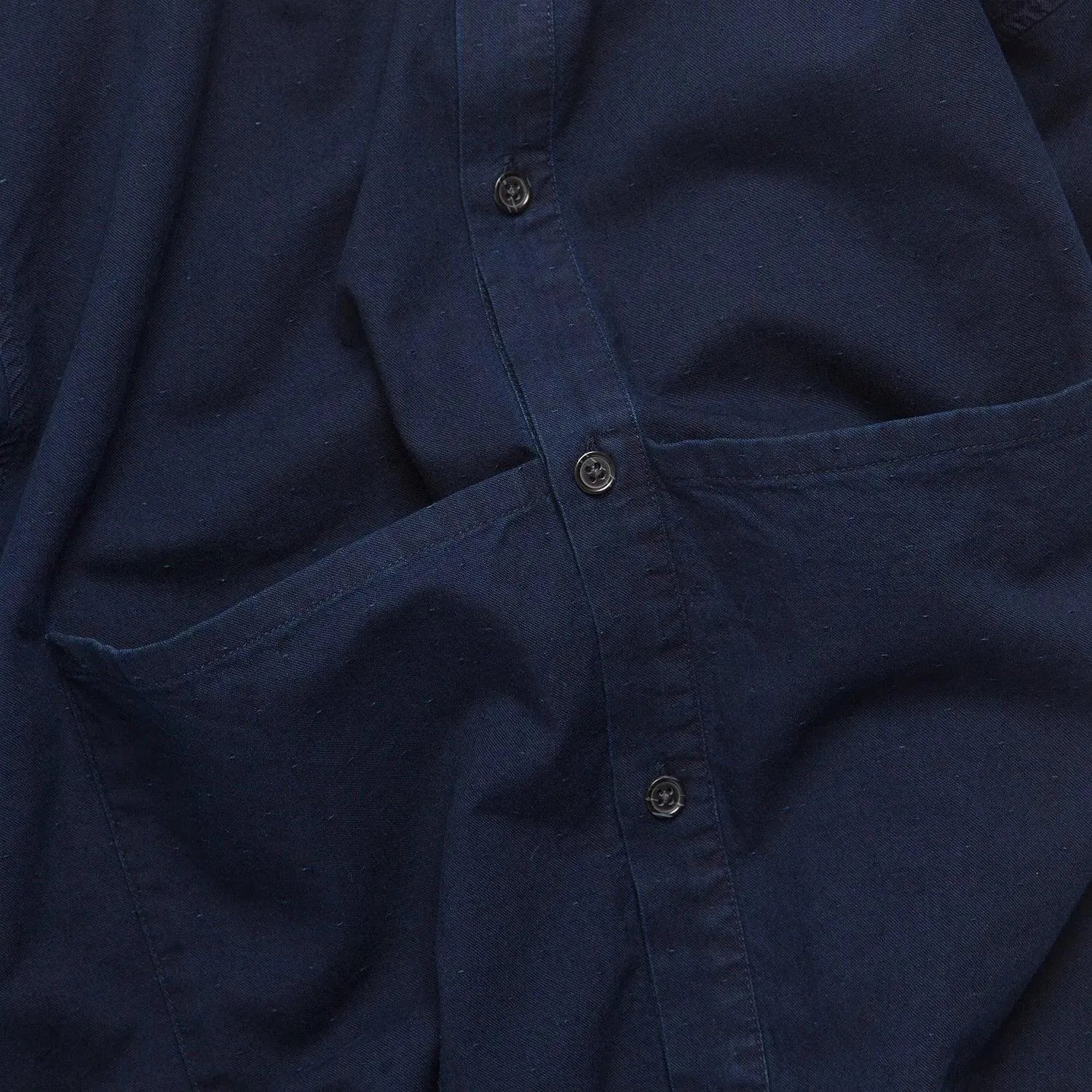 Mark Deep Pocket Shirt - Indigo Dash