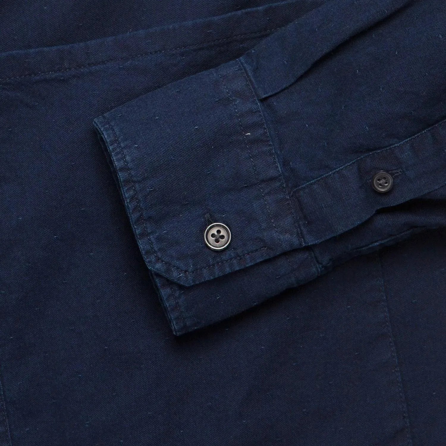 Mark Deep Pocket Shirt - Indigo Dash