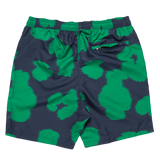 Noden Swim Shorts - Navy / Green Poppy