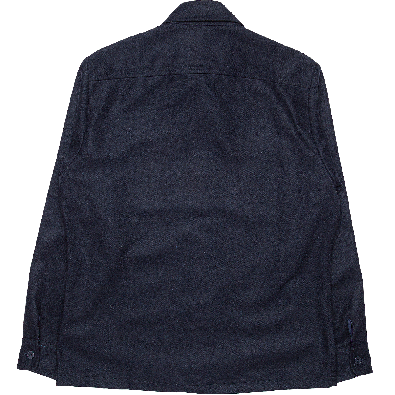 Whiting Overshirt - Navy Melton Wool