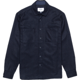 Whiting Overshirt - Navy Melton Wool
