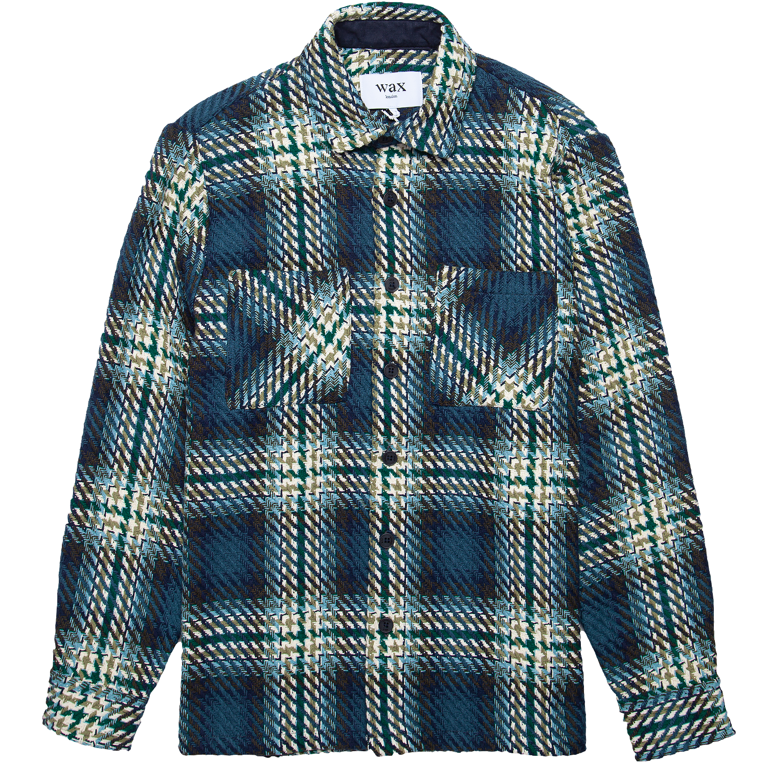 Whiting Overshirt - Aqua Check / Dusty Blue