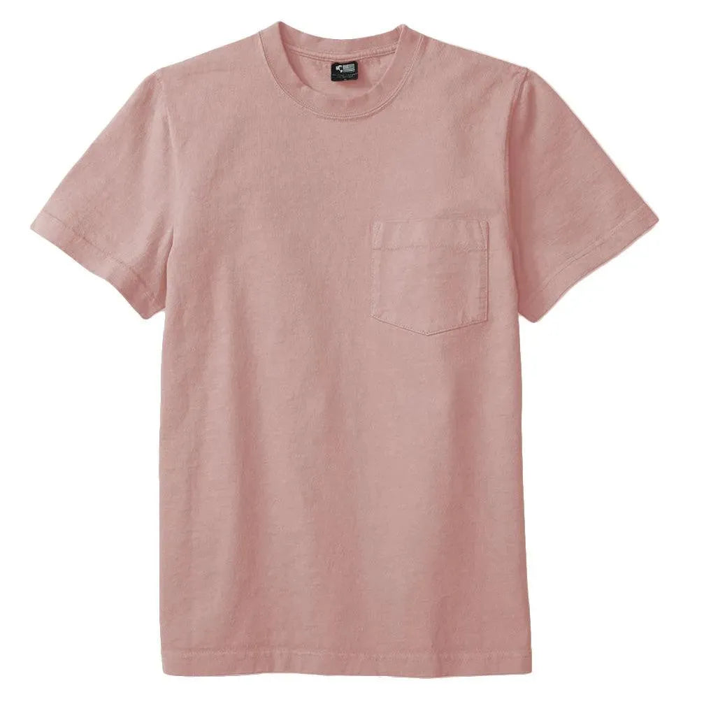 8 OZ Bison Pocket Tee - Burlwood