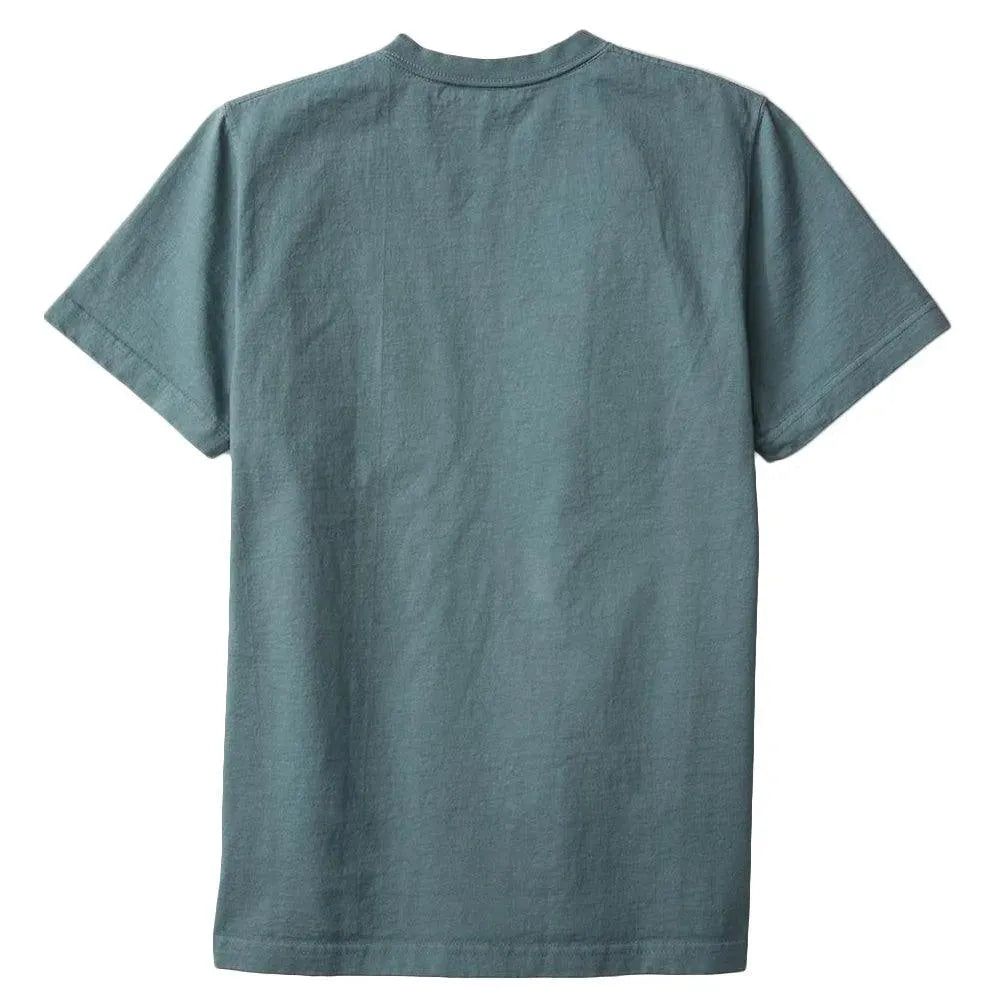 8 OZ Bison Pocket Tee - Smokey Blue