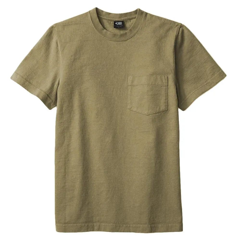 8 OZ Bison Pocket Tee - Trooper Green