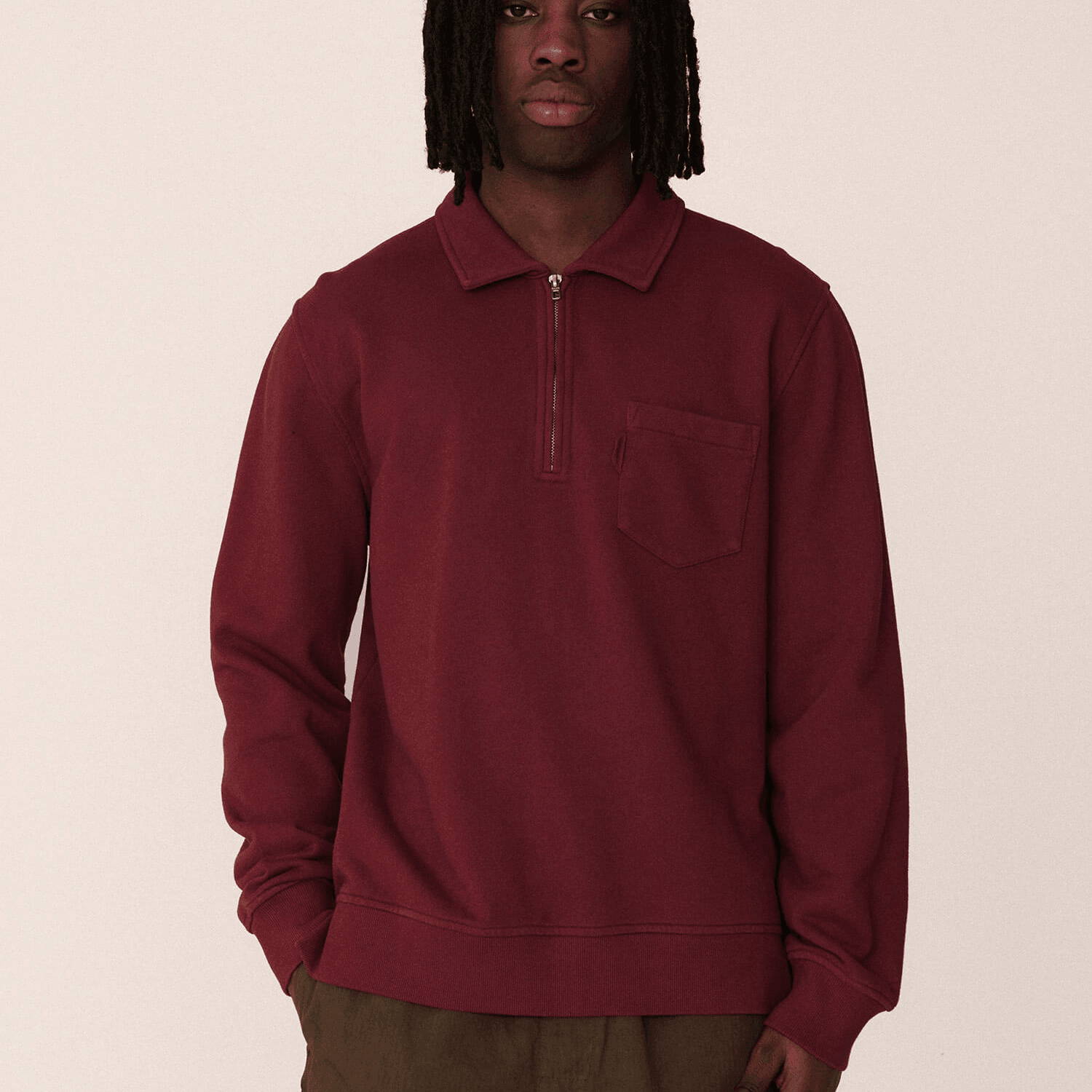 Sugden Sweatshirt - Burgundy