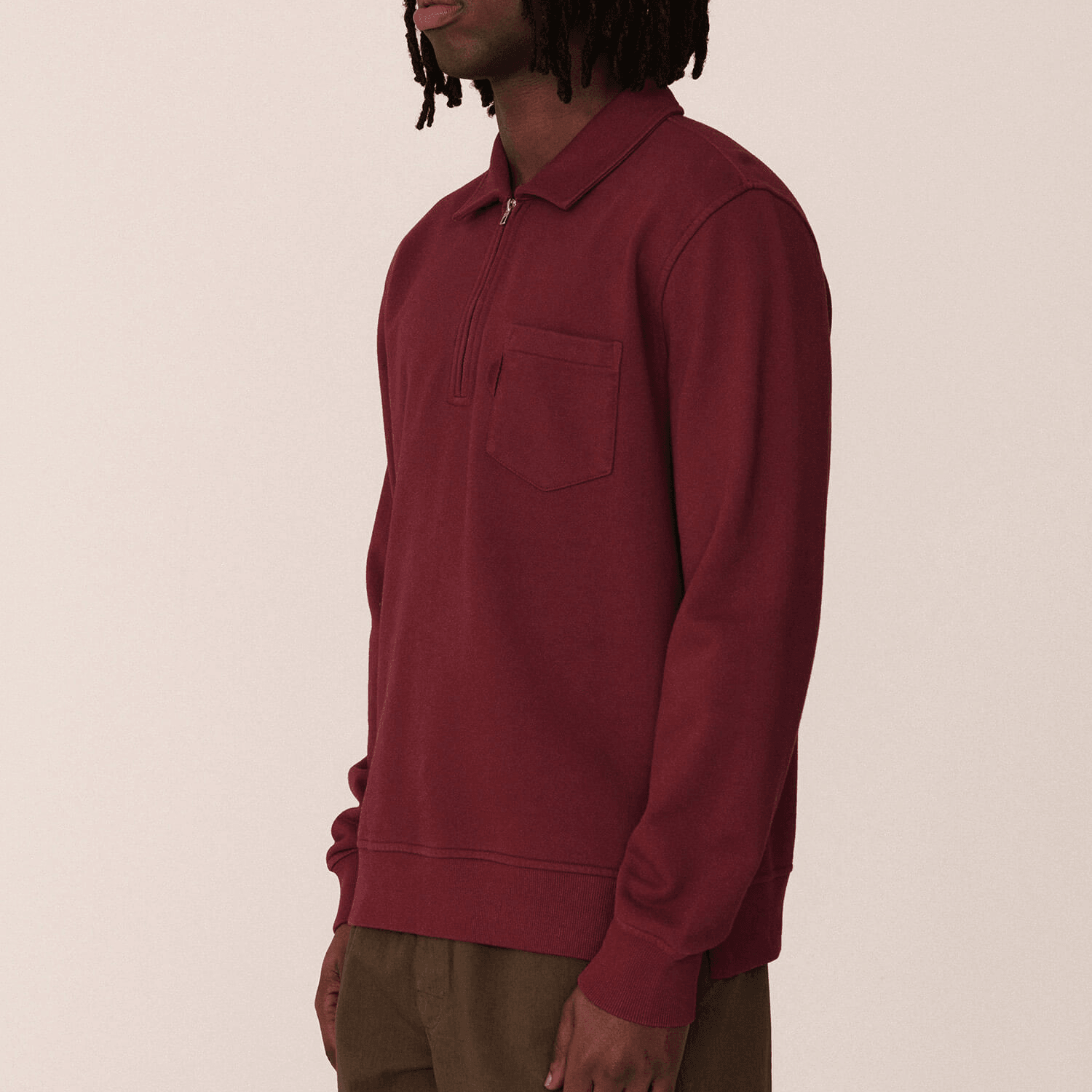 Sugden Sweatshirt - Burgundy