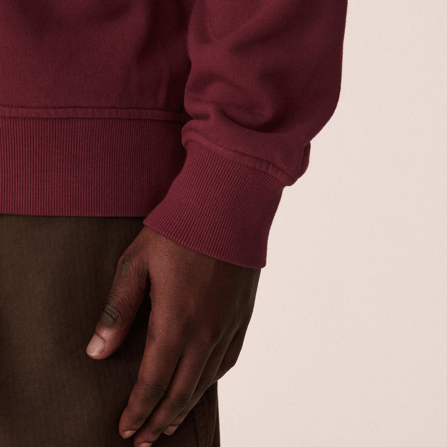 Sugden Sweatshirt - Burgundy