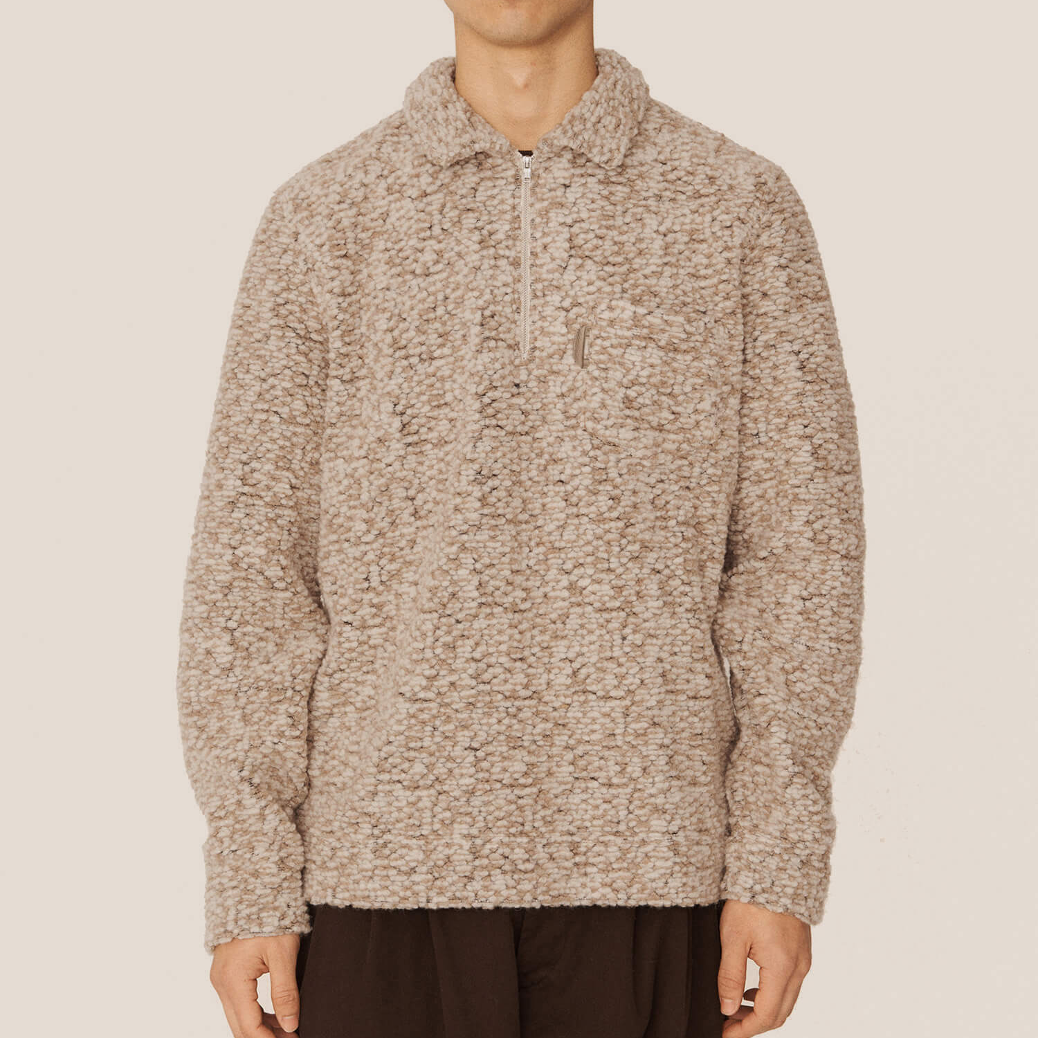 Sugden Sweatshirt - Beige Marl