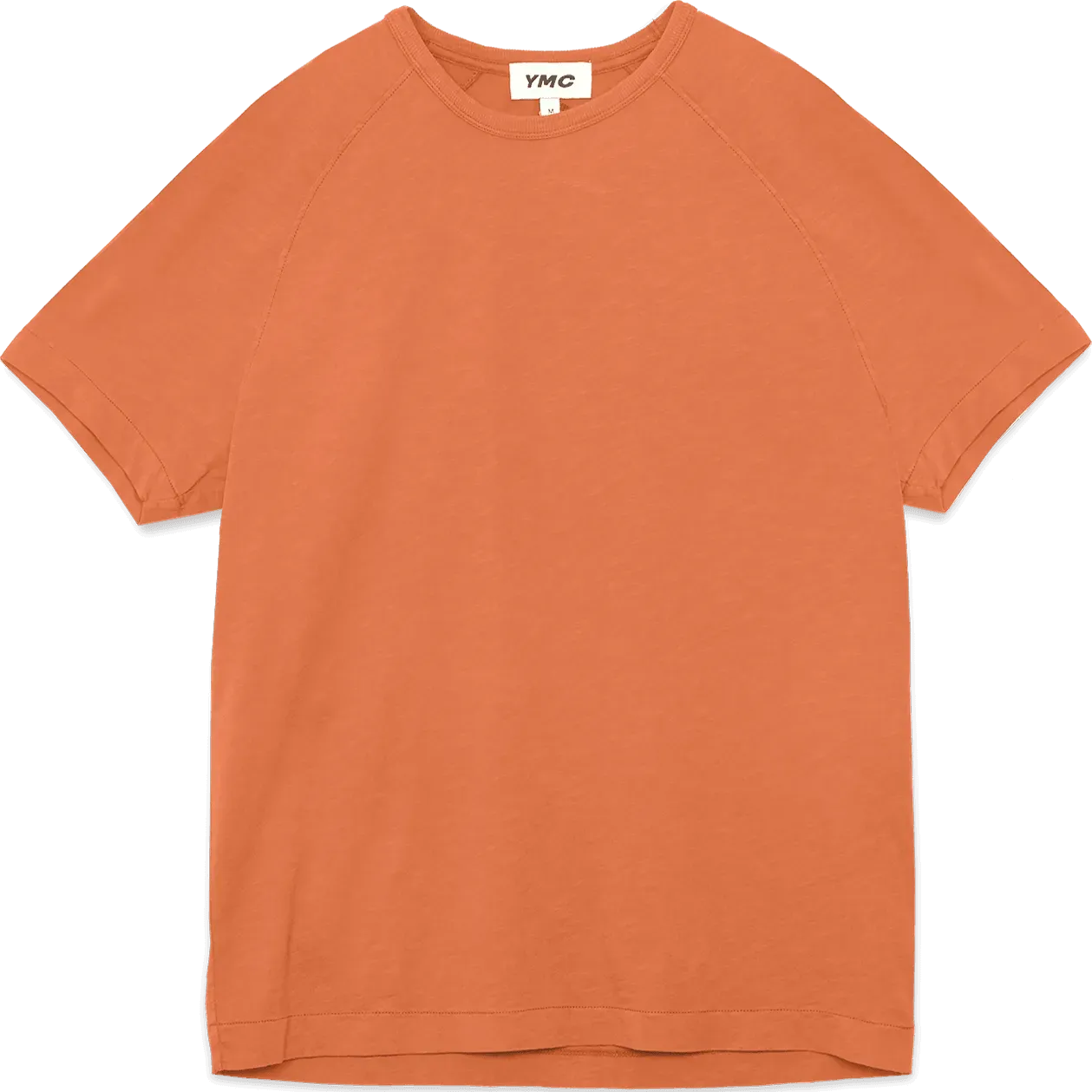Television Raglan Slub Tee - Orange