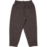 Alva Cropped Wool Skate Pant - Brown Check