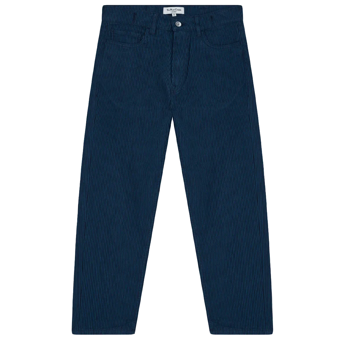Tearaway Jean Cotton Linen - Blue / Navy Stripe