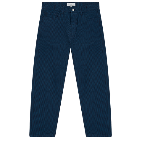 Tearaway Jean Cotton Linen - Blue / Navy Stripe