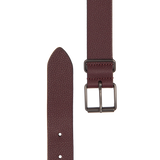 Slim Leather Belt - Oxblood