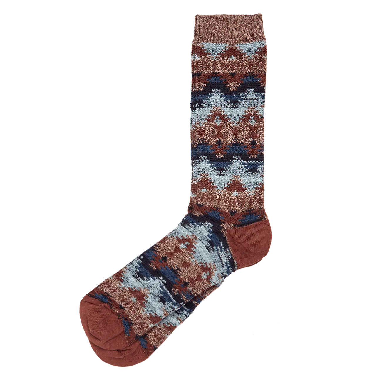 JQ Crew Sock - Brown Blue