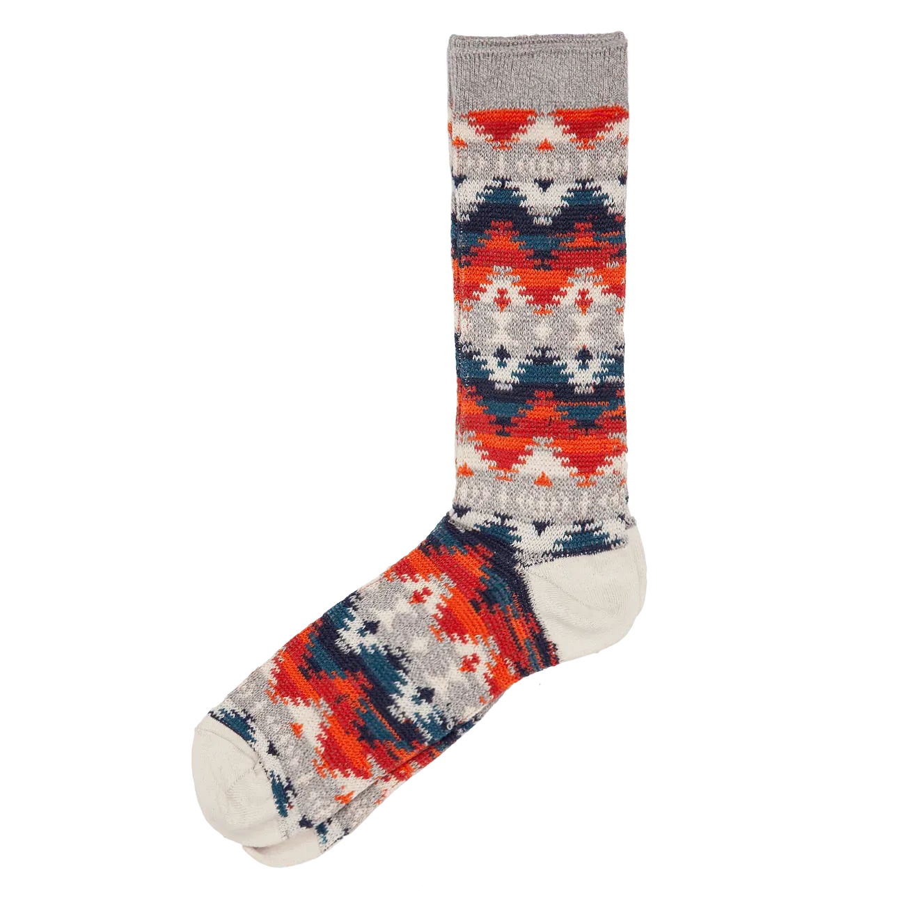 JQ Crew Sock - Grey Orange