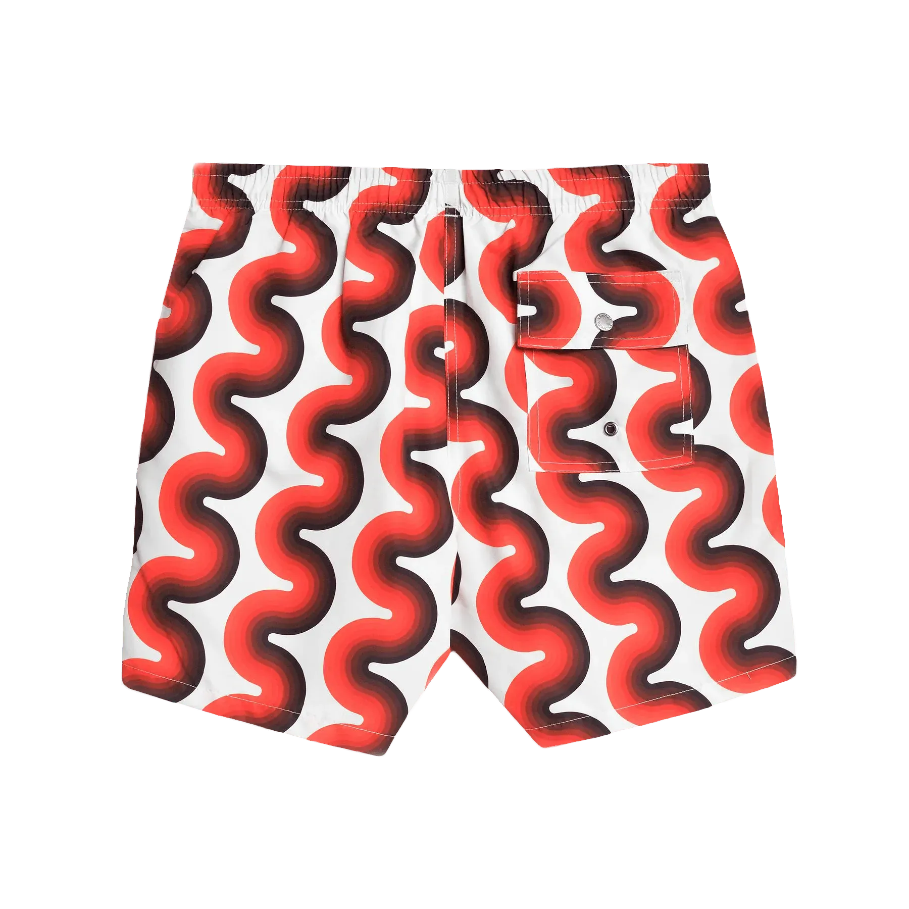 Swim Trunks - Orange Ripple