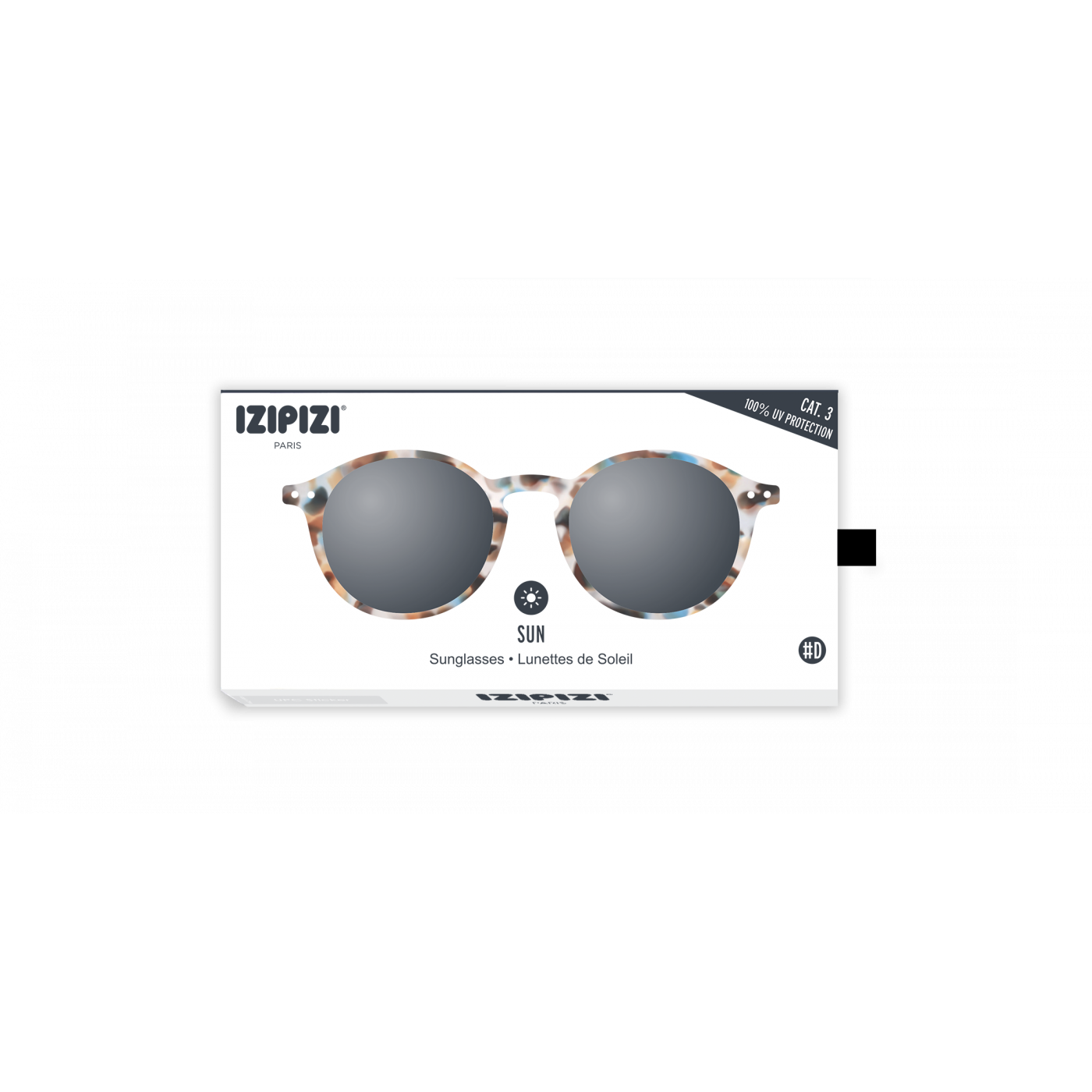 Sunglasses #D - Blue Tortoise / Grey Lens