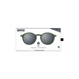 Sunglasses #D - Green Crystal / Grey Lens