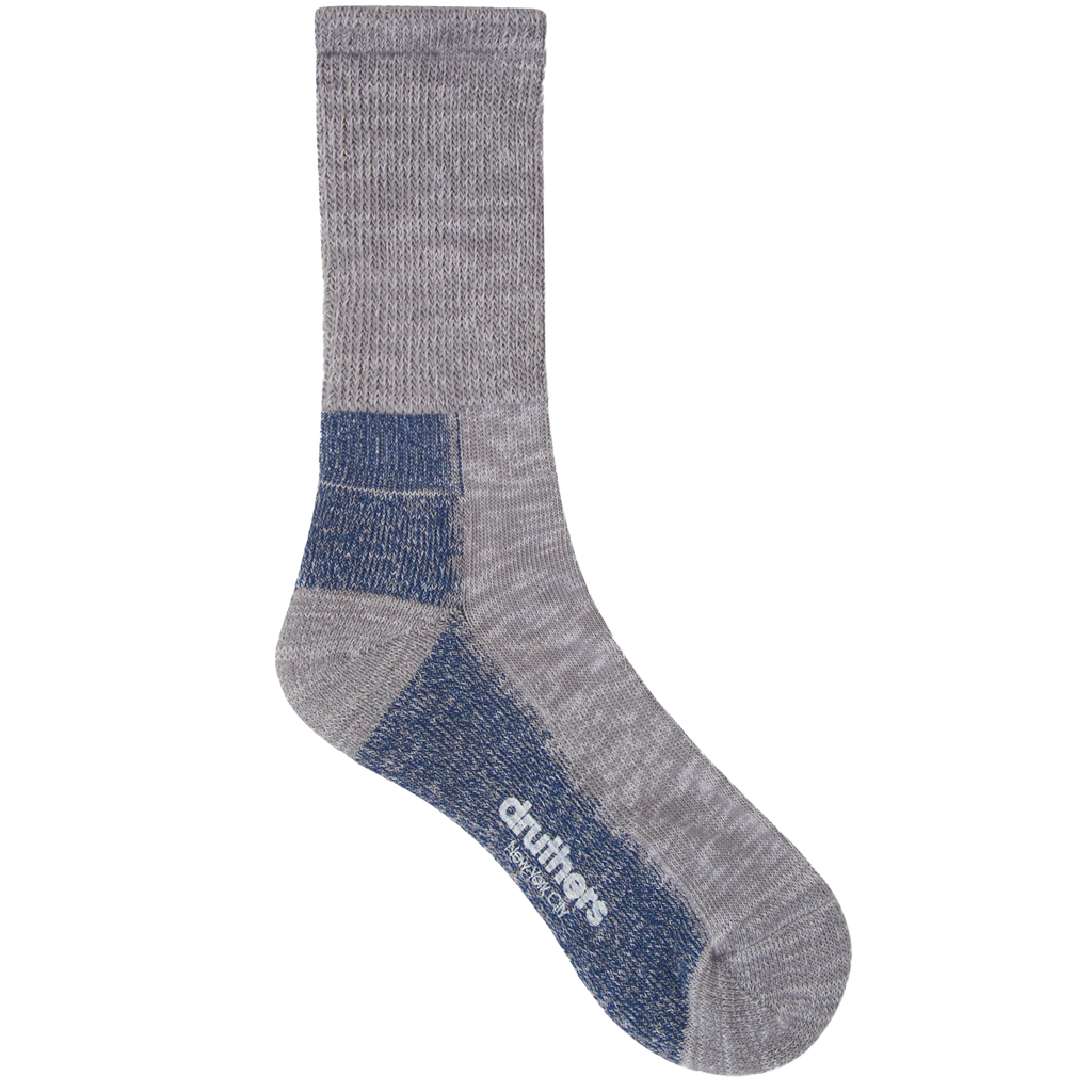 Organic Cotton Defender Socks - Grey / Blue Melange