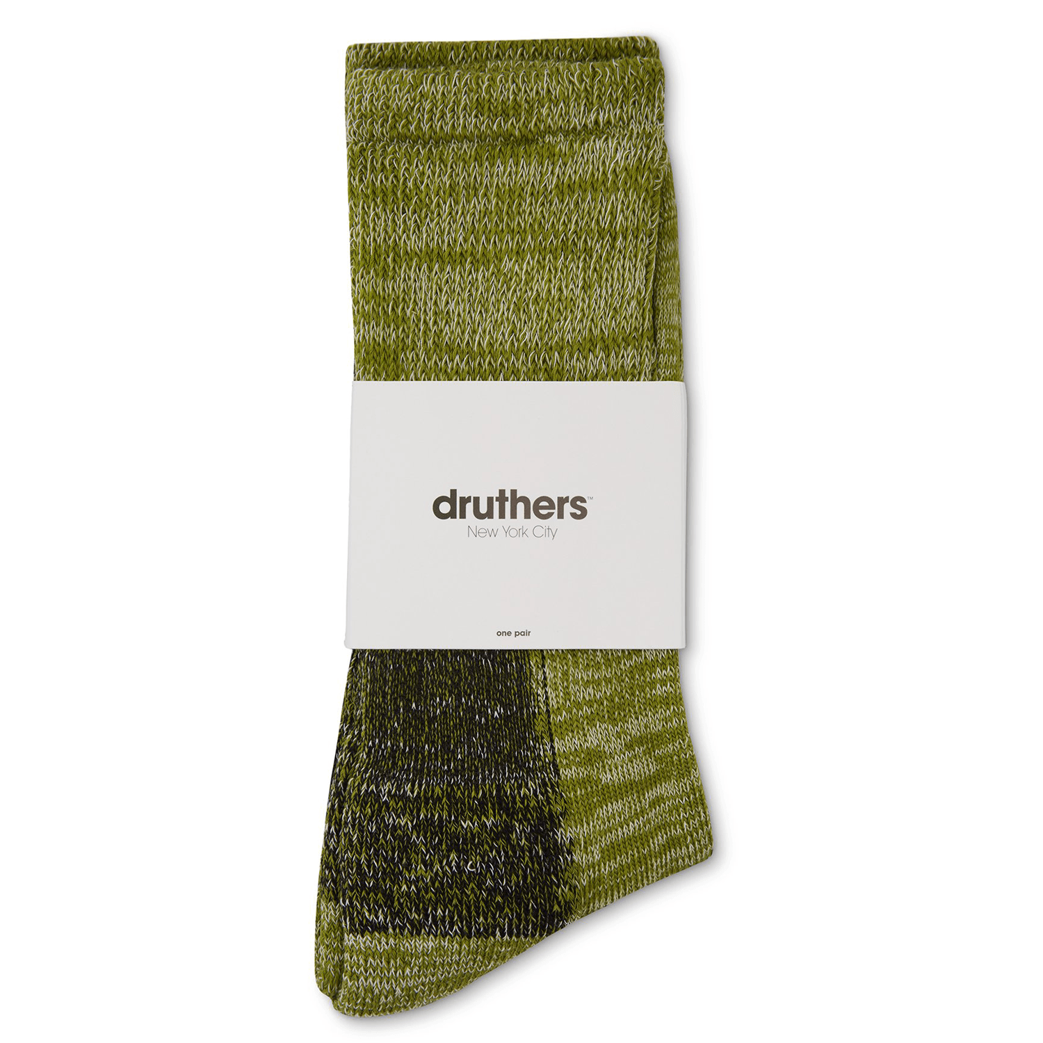 Organic Cotton Defender Socks - Green Melange