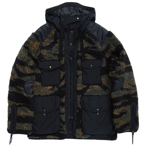 Insulated Traveler Fleece Jacket - Tiger Camo
