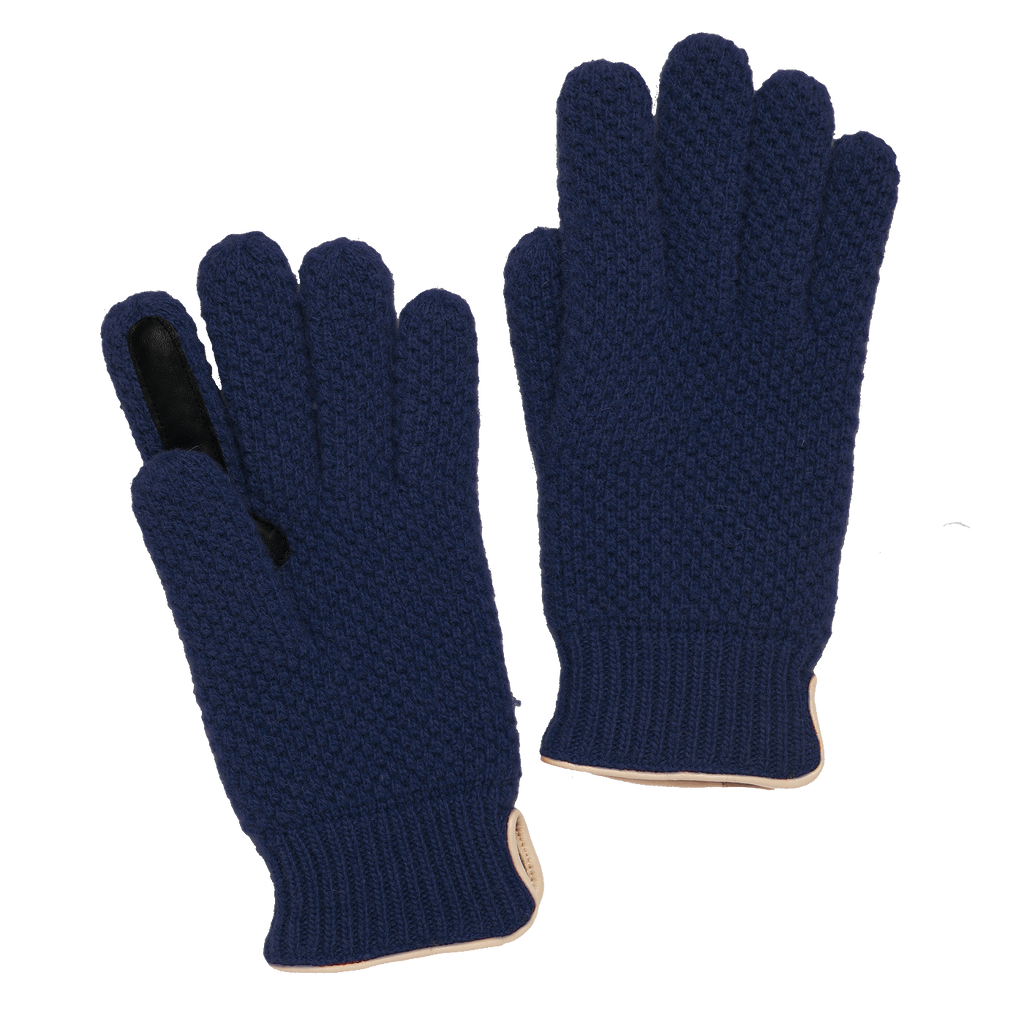 Knitted City Glove - Navy