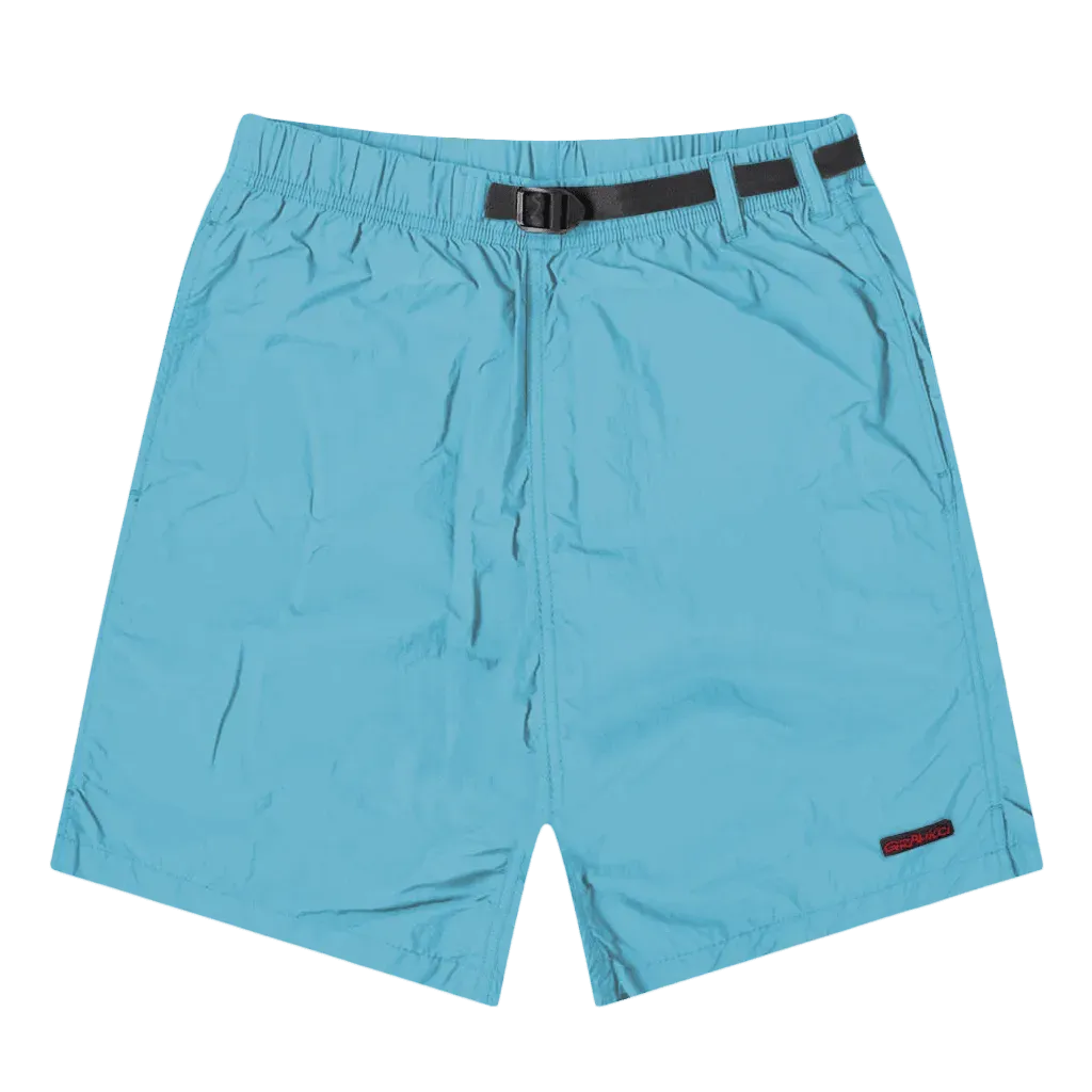 Shell Packable Shorts - Aqua