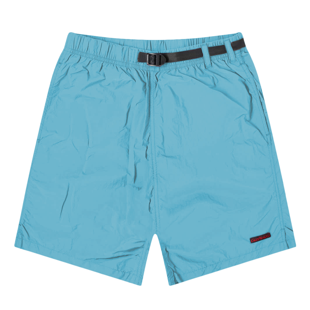 Shell Packable Shorts - Aqua