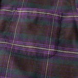 Crepe Flannel - Purple Check Plaid