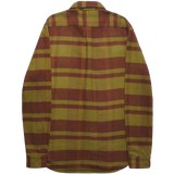 Bonefire Striped Flannel - Green / Brown
