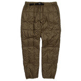 Padded Down Pants - Olive