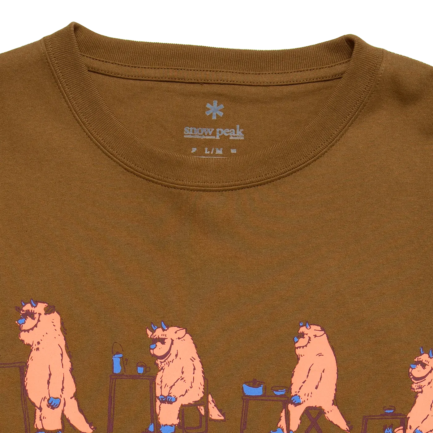 Monster Graphic Tee - Moss