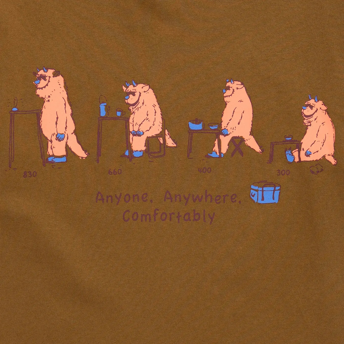 Monster Graphic Tee - Moss