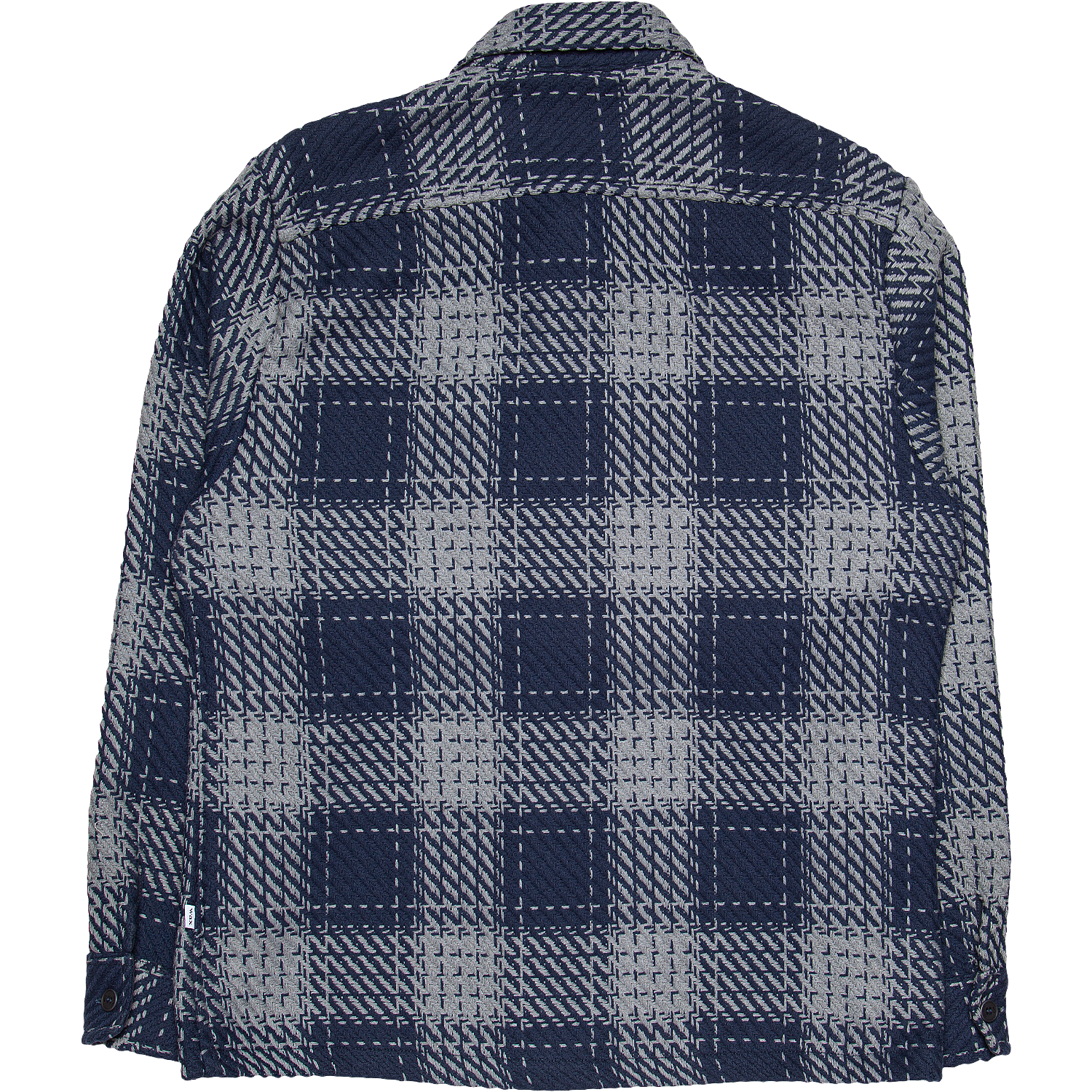 Whiting Overshirt - Navy / Grey Plaid