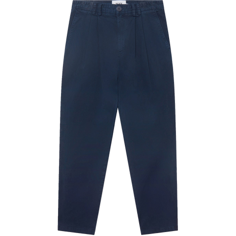 Pleat Trousers - Navy